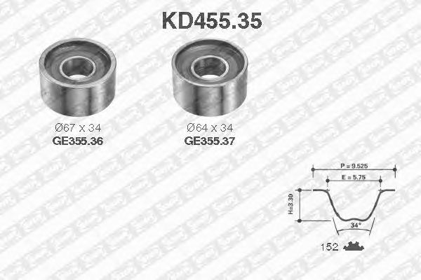 Купити KD45535 NTN ГРМ ремень