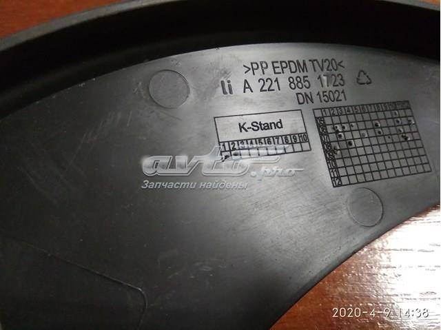 A2218851723 Mercedes Кронштейн бампера переднього, зовнішній лівий