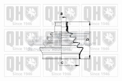 Пыльник шруса наружный QUINTON HAZELL QJB135