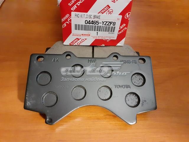 Передні тормозні колодки 04465YZZF8 Toyota