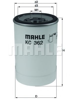 Фільтр-відстійник палива грубої очистки KC362D MAHLE