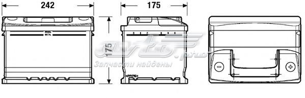 Купити Акумулятор Deta 60 А/г (DC542)