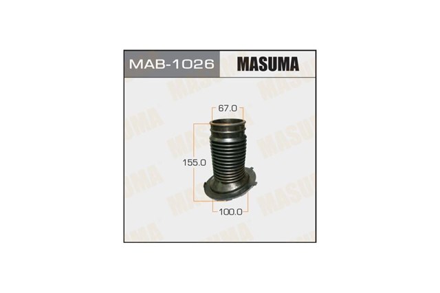 Пильник амортизатора переднього MAB1026 Masuma