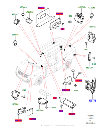  LR071744 Land Rover