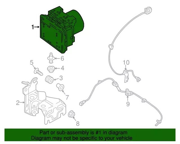 KBY0437A0 Mazda Блок управління АБС (ABS)