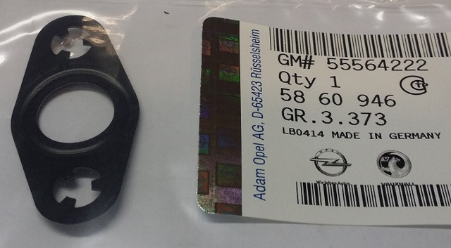 Купити 55564222 General Motors Прокладка шланга відводу масла від турбіни