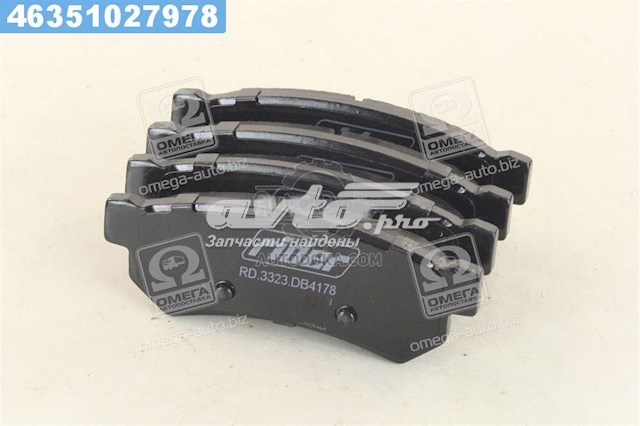 Задні гальмівні колодки Rider RD3323DB4178 ціна, від 9.95 USD