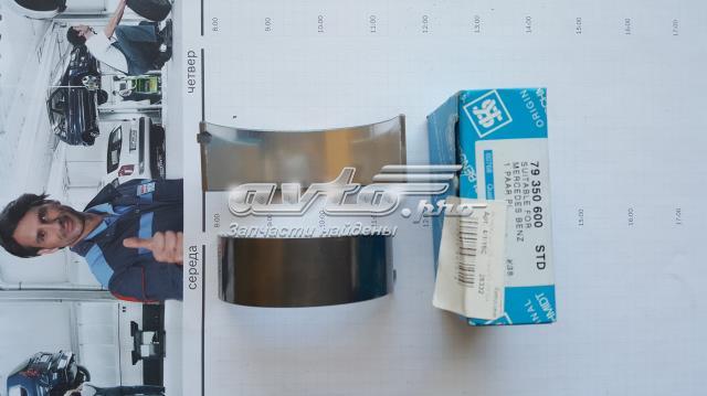 Вкладиші шатунні 79350600 Kolbenschmidt
