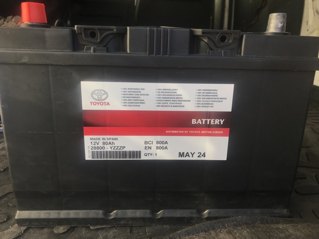 Купити Акумулятор Toyota 80 А/г (28800YZZZP)