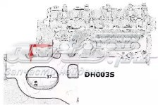  Головка блока циліндрів (ГБЦ) Daihatsu Sirion 