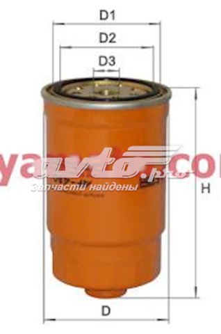 Фільтр тонкого очищення палива Alpha Filter AF480 ціна, від 4.07 USD