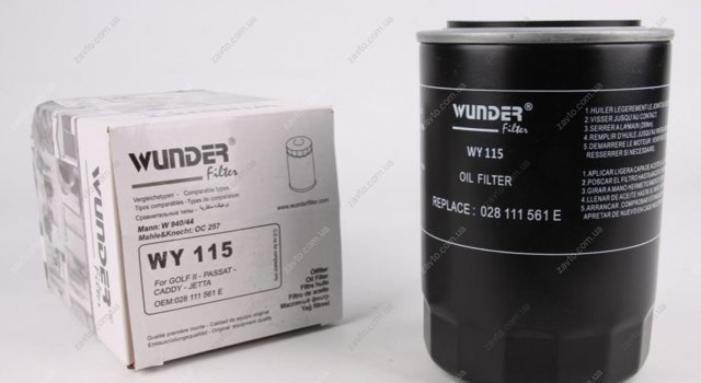 Масляний фільтр WY115 Wunder