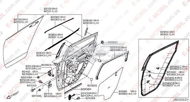 Купити 828213NA0A Nissan/Infiniti 