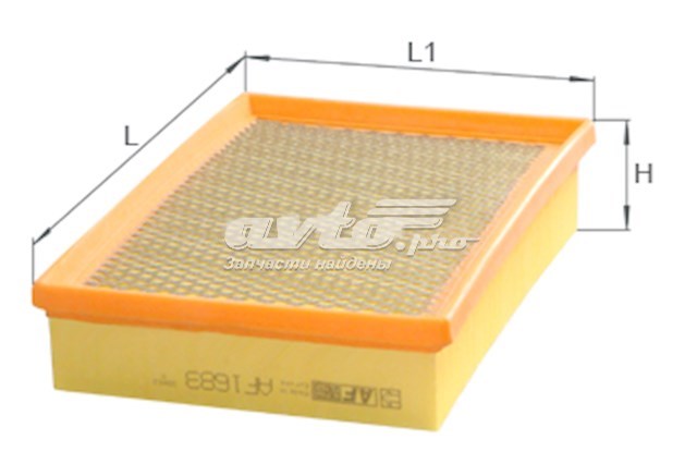 Купити AF1683S Alpha Filter Автомобільний фільтр повітря