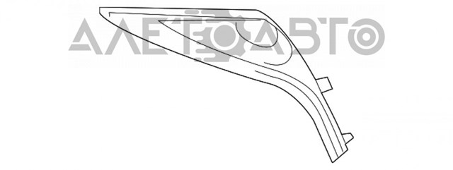 8148233040 Toyota Ободок фари протитуманной