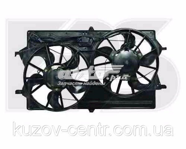Купити FP28W181 FPS Дифузор радіатора охолодження, в зборі з двигуном і крильчаткою