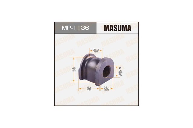 Втулка стабілізатора заднього Masuma MP1136 ціна, від 4.40 USD