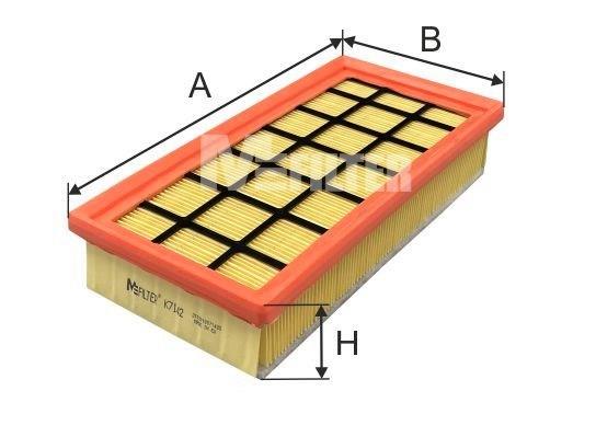 Фільтр повітряний K7142 Mfilter