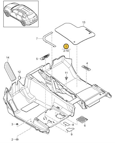  95855110310DC5 Porsche