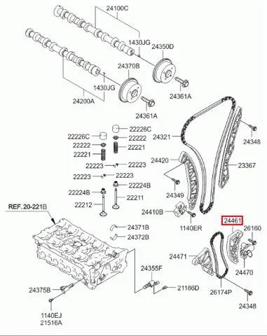 244612G050 Hyundai/Kia 