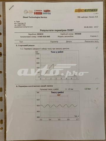 Паливний насос високого тиску 0445010045 Bosch