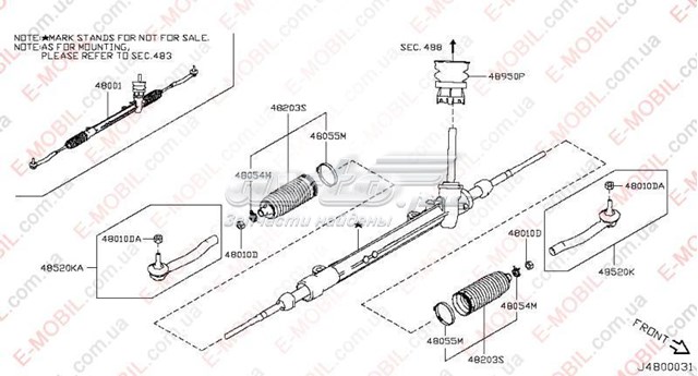Купити 480013NL2A Nissan/Infiniti 