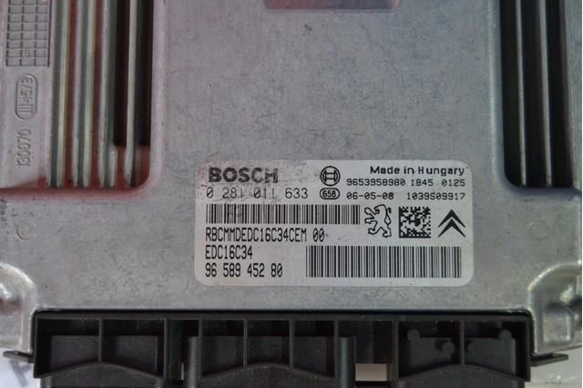 Електронний блок керування двигуном 0281011633 Bosch