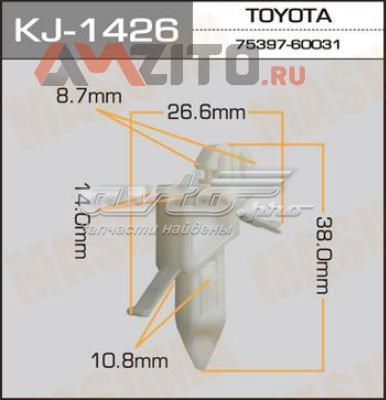 Пістон (кліп) кріплення накладок порогів Masuma KJ1426 ціна, від 1.37 USD