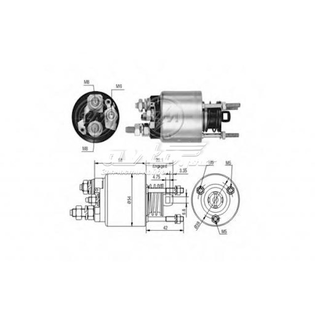 Муфта генератора ZEN ZN5432