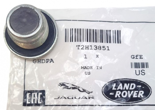 T2H13851 Jaguar Пробка заливна заднього (переднього) моста