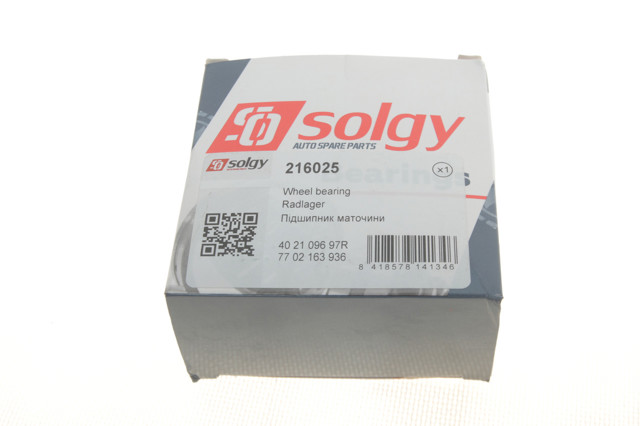 Підшипник ступиці 216025 Solgy