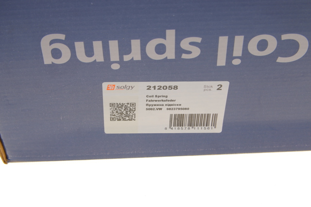 Пружина передня Solgy 212058 ціна, від 21.36 USD