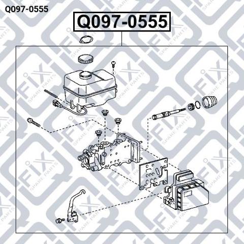 Купити Q0970555 Q-fix Головний гальмівний циліндр