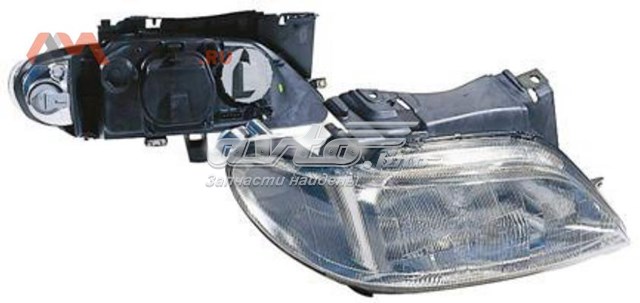 Основна фара - вставка Depo/Loro/Abakus 5521112RLDEM ціна, від 55.21 USD