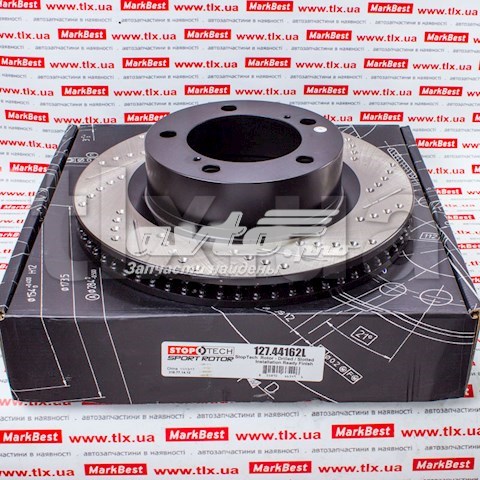 Диск переднього гальма Stoptech 12744162 ціна, від 66.20 USD