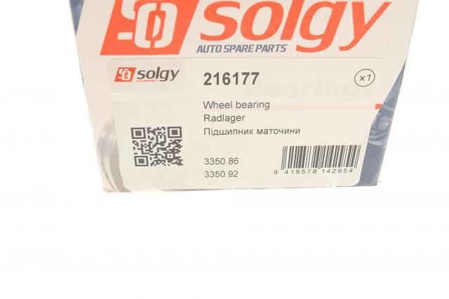 Підшипник ступиці 216177 Solgy