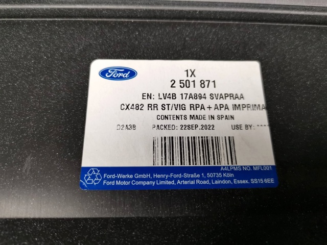 2501871 Ford Датчик розподільного вала