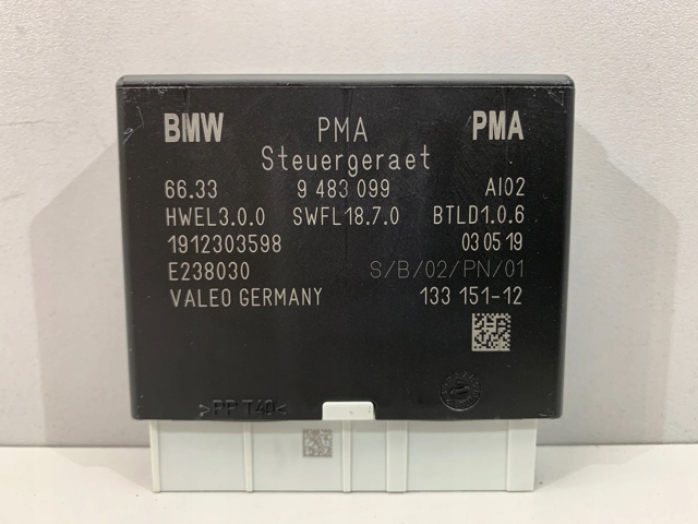 9483099 BMW Модуль (блок ЕБУ) управління парктроніком
