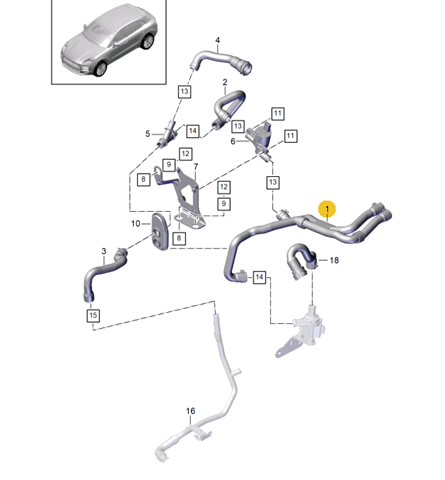 95B819198K Porsche 