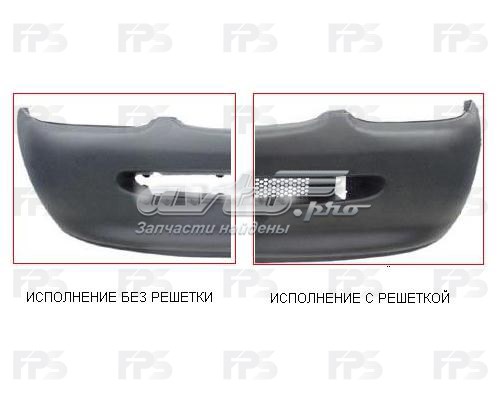 Бампер на авто FPS FP2530905 ціна, від 36.46 USD