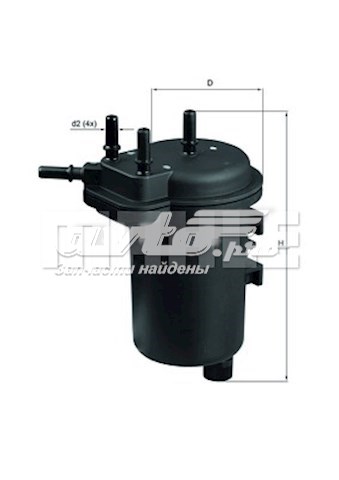 Паливний фільтр KL432 Mahle Original