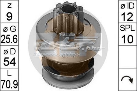 Бендикс стартера ZN0228 ZEN