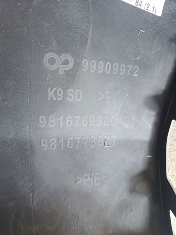 Купити 9816769380 Peugeot/Citroen Бампер задній, права частина