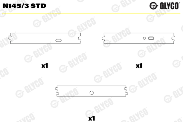 Купити N1453STD Glyco Вкладиш розподільного вала