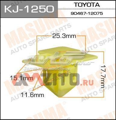 Пістон (кліп) кріплення підкрилки переднього крила KJ1250 Masuma
