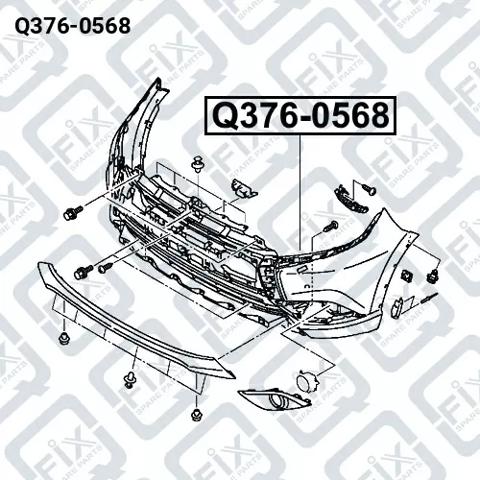 Бампер передній Signeda PMB04163BA