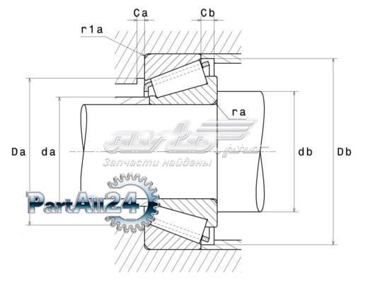 Купити HR32006XJ NSK Підшипник задньої ступиці