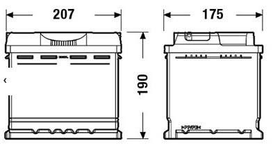 Купити Акумулятор Exide 55 А/г (CB500)