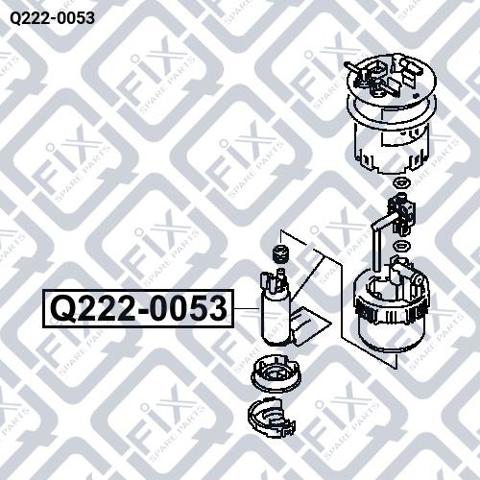 Q2220053 Q-fix Елемент-турбінка паливного насоса