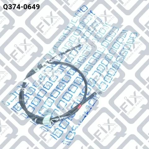 Трос стоянкового гальма задній правий Q-fix Q3740649 ціна, від 24.54 USD